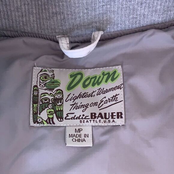 Eddie Bauer EB550 Goose Down Quilted Puffer Vest Medium Petite - Picture 10 of 13